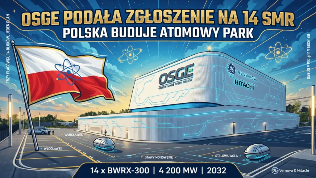 OSGE подала заявку на 14 SMR. Польша строит атомный парк